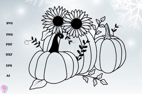 Download Floral Fall Pumpkin - Premium Resources